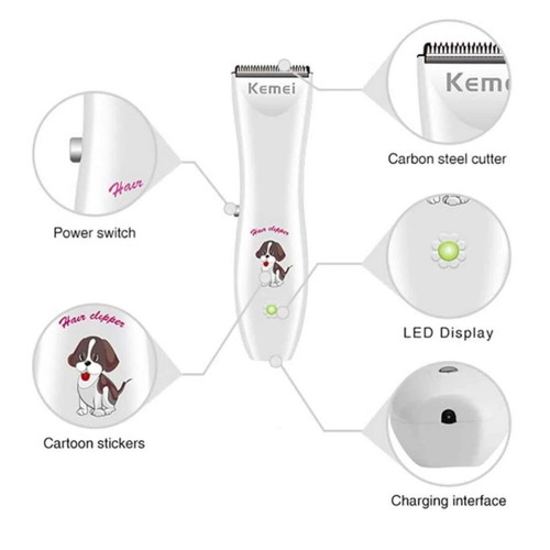 Kemei KM-1051 Rechargeable Dog Clipper new