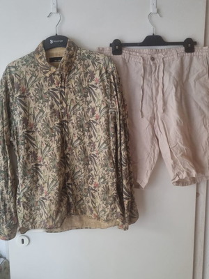 Stil stavristavrev1968 by Mey & Endlich summer set 100% linen pants 54 and shirt XL