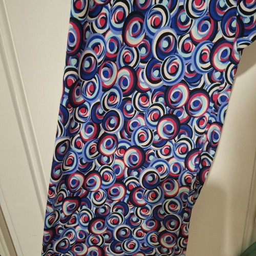 High-waist pants colorful, new, size M 38 10
