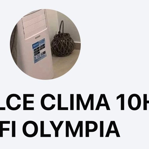 Dolce Clima 10HP WiFi portable air conditioner, energy class