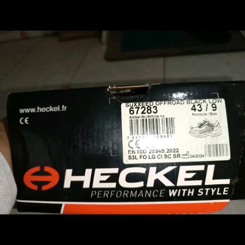 Heckel SUXXEED OFFROAD Black High S3 CI SRC safety shoes new, size 43