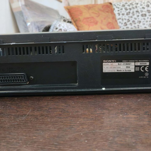 Sony SLV-E130 VHS VCR used with original remote control