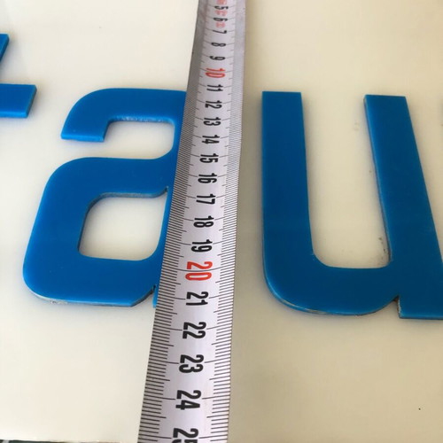Restaurant sign from plexiglas like new 80x25cm
