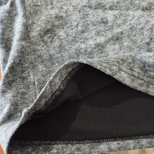 Men's t-shirt 5XL, cotton blend, white and grey