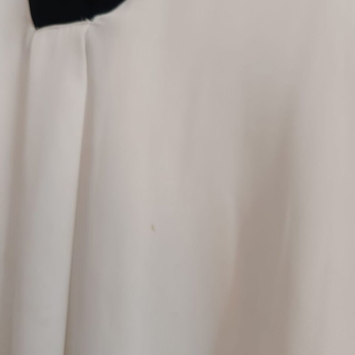 White transparent shirt used, size XXL, with black detail