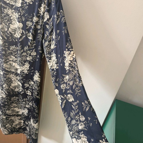 Anna Riska floral dress small like new, midi blue