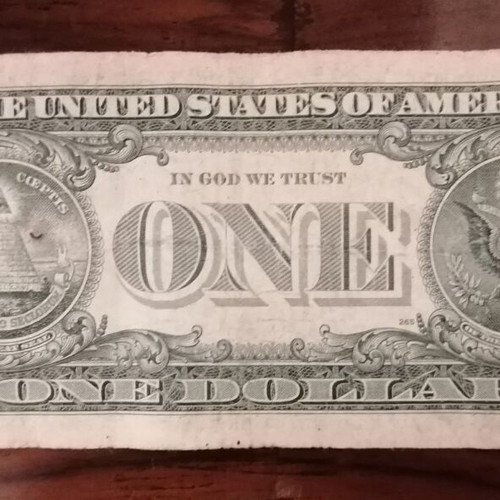 USA 2 used $1 banknotes (1974 & 1981)