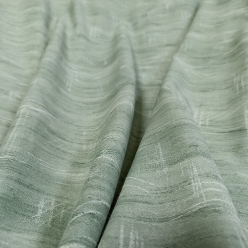 Curtain green chagali cotton gauze with 10% polyester new