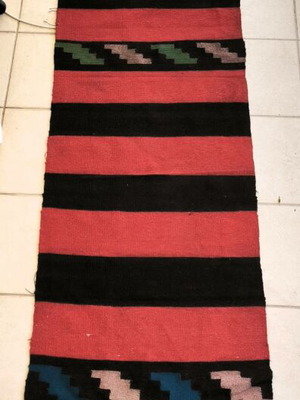 Traditional Woven Runner 60cm x 3.20m like new