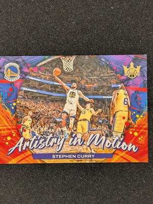 Stephen Curry Court Kings Artistry In Motion card new