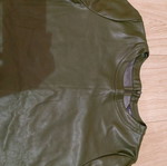 M&S Medium leather blouse like new