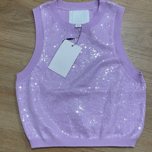 Zara top new with tag, pink, girls 13-14 years, size 164 cm
