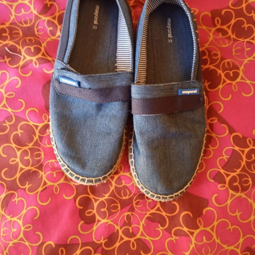 Mayoral espadrilles for boys like new, size 33, blue