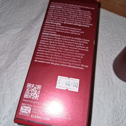 Frangipani body-hair oil Elemis new