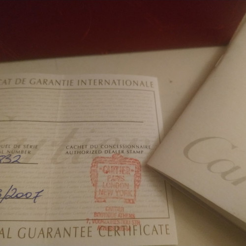 Cartier sunglasses used with box and papers