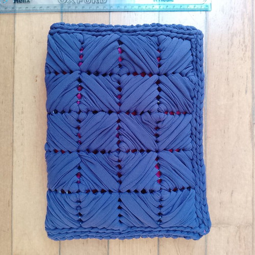Handmade purple bag like new