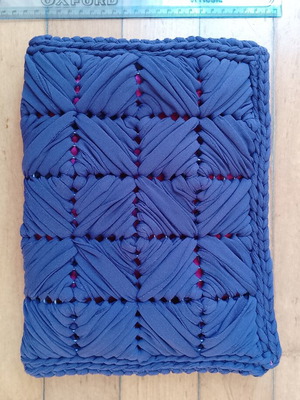 Handmade purple bag like new