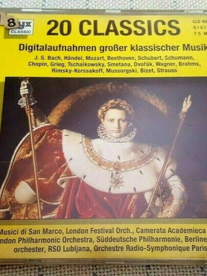 20 Classics CD μεταχειρισμένο, κλασική μουσική