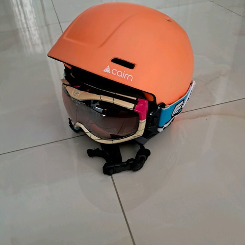 Cairn ski helmet and mask child used size 55-56cm