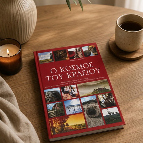 Book O Kosmos Tou Krasiou new, hobby