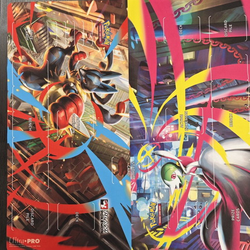 Pokemon Official Dual Playmat like new