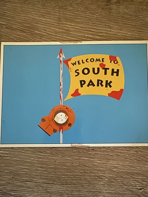 Kenny Southpark cart postal used