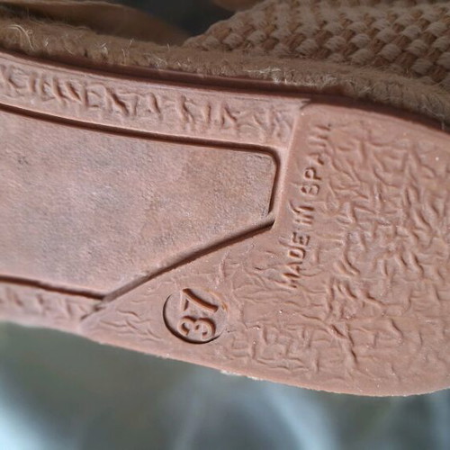 Workshop espadrilles like new size 37 beige