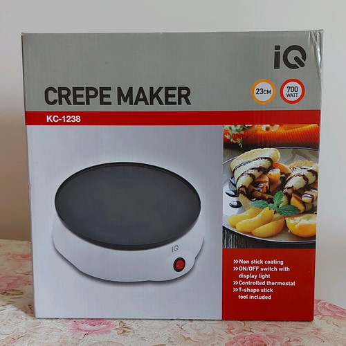 Electric crepe maker 23cm 700 watt new