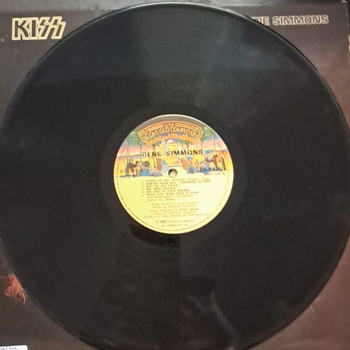 Gene Simmons Kiss vinyl record
