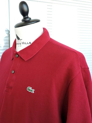 Lacoste Devanlay men's burgundy polo shirt XL F5191