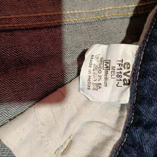 Eva crop low-rise jeans size M like new, blue