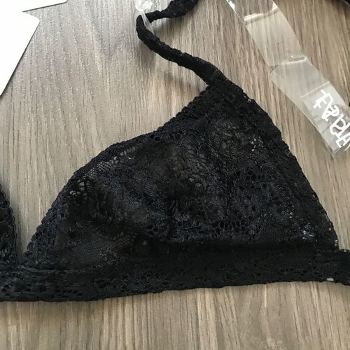 Patrizia Pepe Black Lace Bra New With Tag Size 0 XS