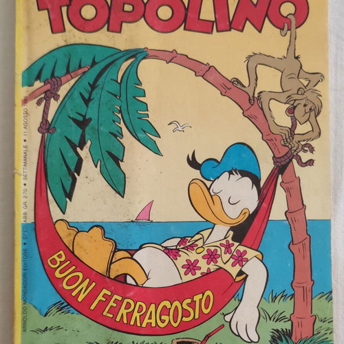 Topolino n.1550 1985 vintage Disney comic magazine used