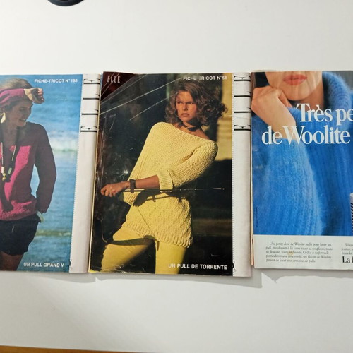 Elle French used, pack of 3 collectible issues