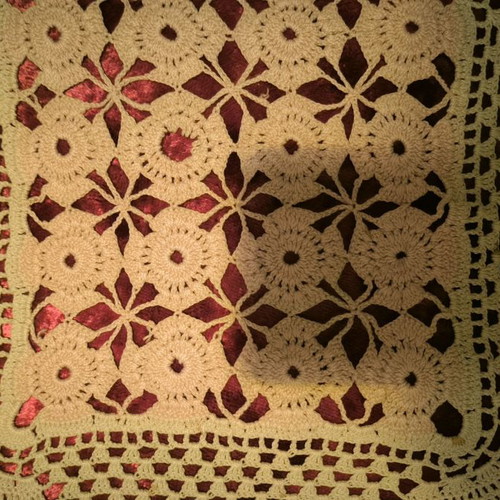 Handmade embroidery set, large 49x49 and small 38x38