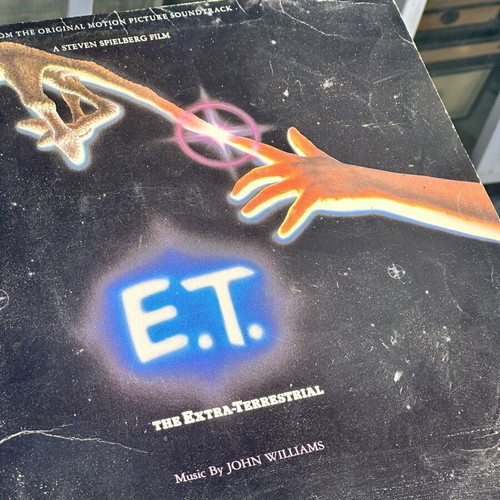 E.T. The Extra-Terrestrial Original Soundtrack vinyl used, 1982, John Williams