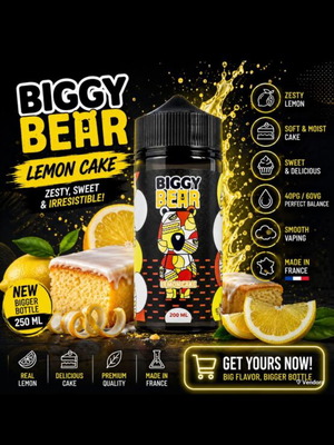 Vape liquid lemon cake 220 ml like new
