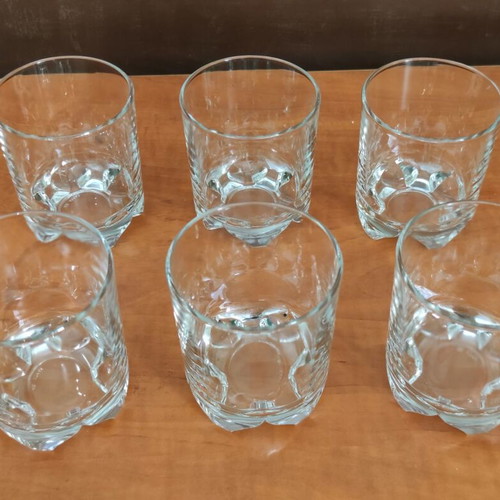 Vintage Borgonovo set of 6 whiskey water glasses new in box
