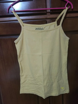 Tops used size M yellow and grey tank tops