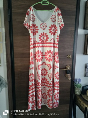 Dress used, long elastic fabric, size XL