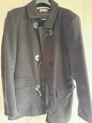 Montgomery men's coat black like new, size L