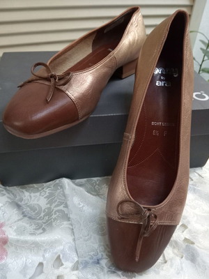 Jenny by Ara ballerinas new, 100% genuine leather, size 6½ (39)