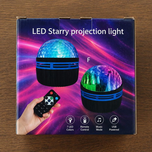 LED Starry Projection Light with Remote Control new in box