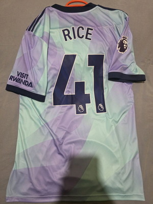 Rice Arsenal jersey authentic new, size Large