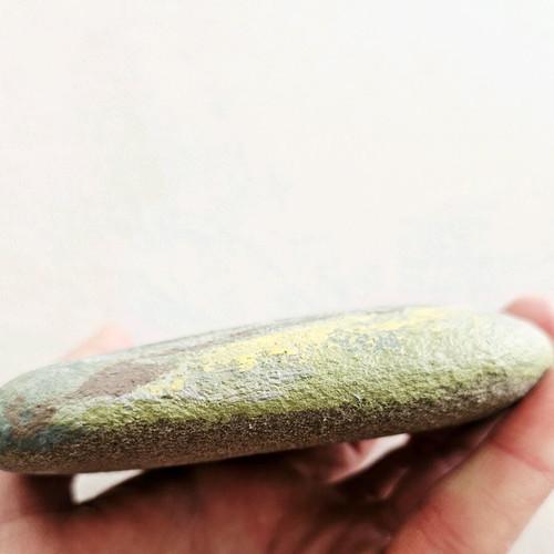 Handmade painted stone The Stillness Collection No4 like new