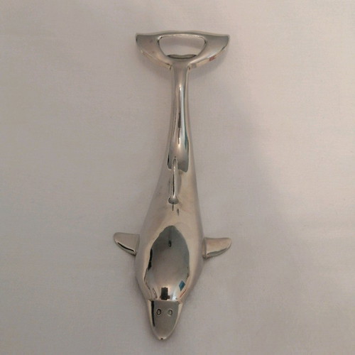 Vintage Dolphin Silver-Plated Bottle Opener like new