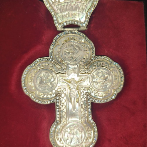 Epistithios Hieratic Cross handmade, like new