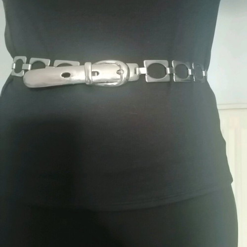Toi&Moi metal belt like new, silver, size 90