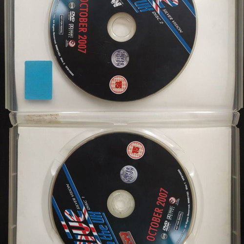 Live in the UK Silver Vision October 2007 WWE wrestling DVD double set