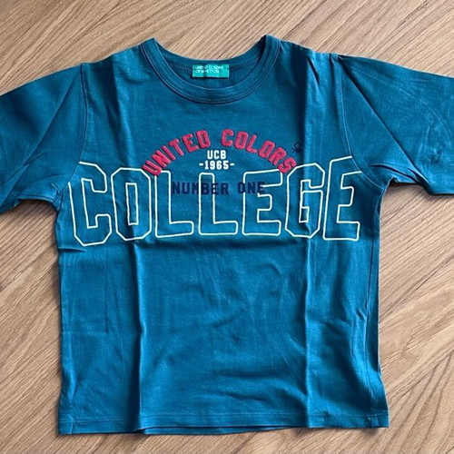 Benetton Long Sleeve Green Shirt For 4-Year-Old Boy Like New